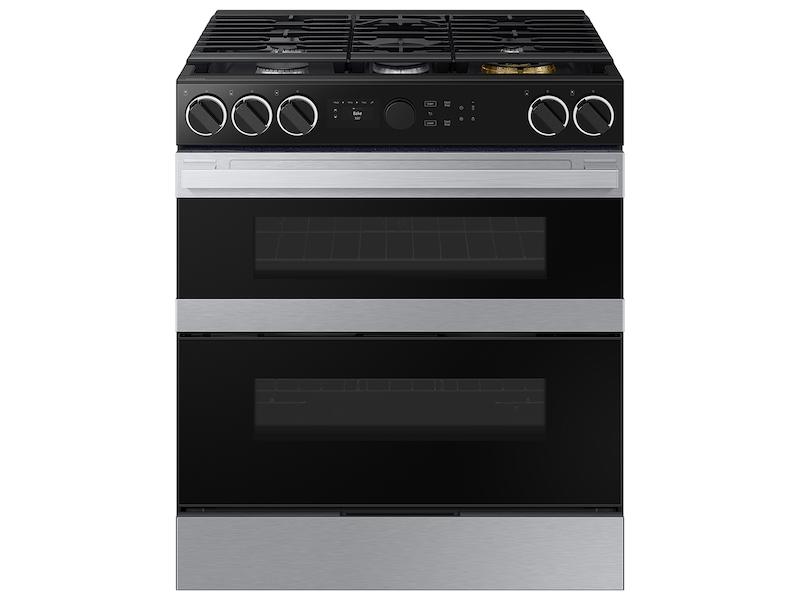 Bespoke Smart Slide-In Gas Range 6.0 cu. ft. with Flex Duo™ & Illuminated Precision Knobs in Stainless Steel