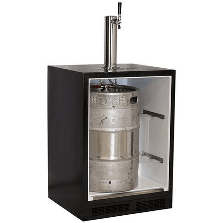 24-In Built-In Dispenser For Beer, Wine And Draft Beverages with Door Style - Stainless Steel