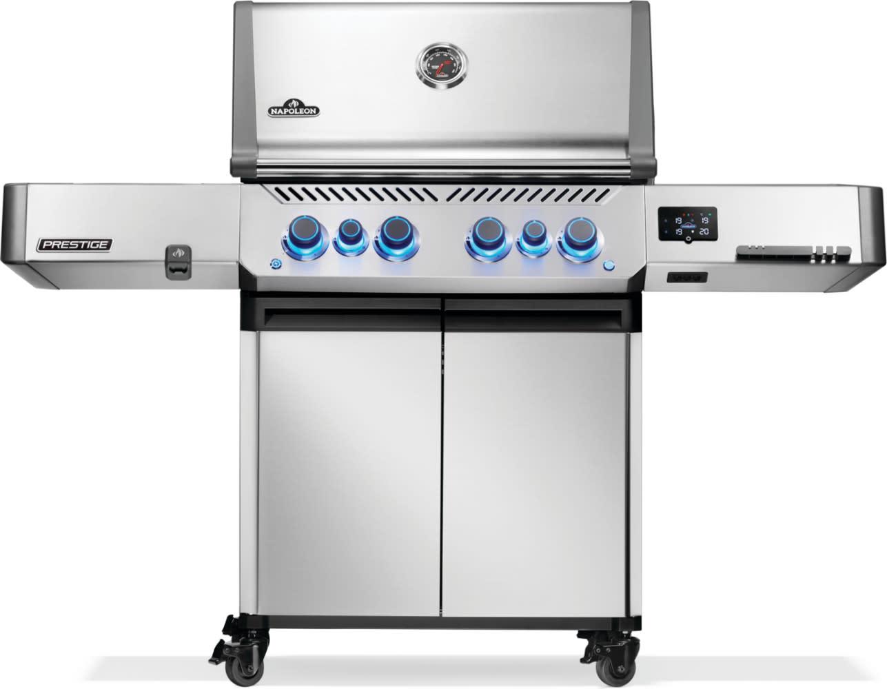 Prestige 500 Connected RSIB with Infrared Side and Rear Burner , Natural Gas, Stainless Steel