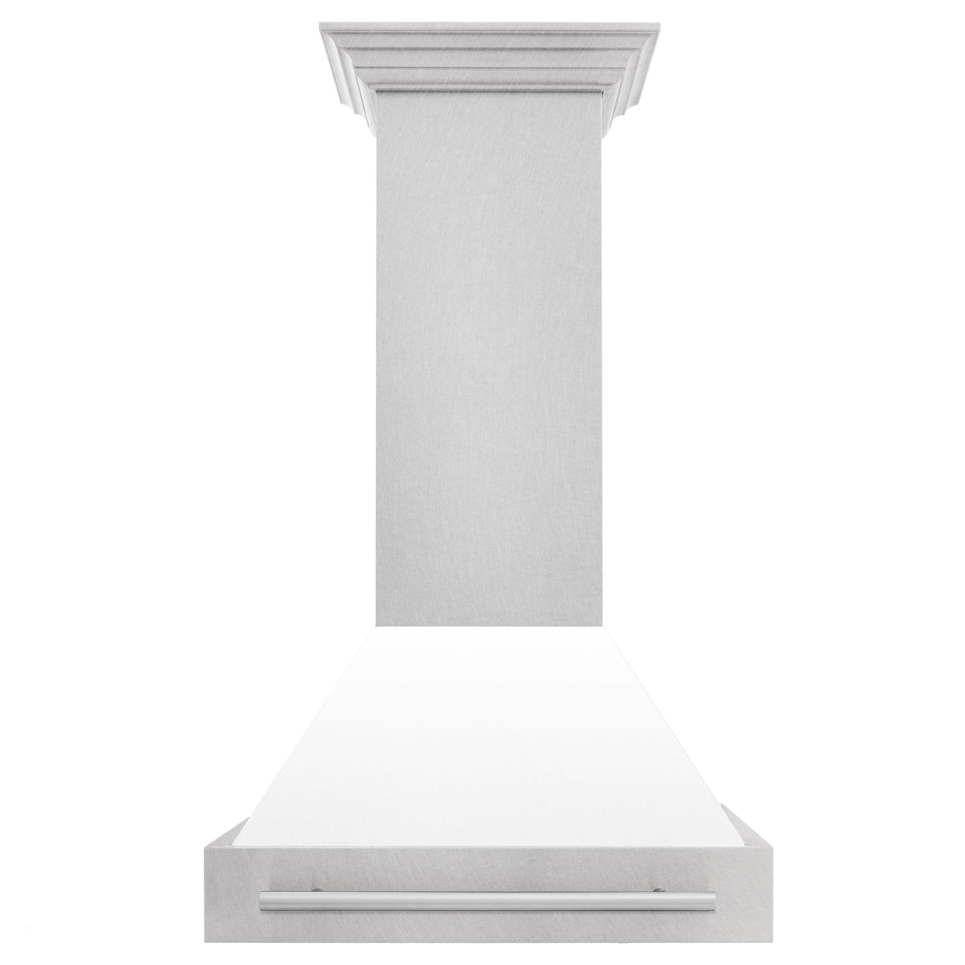 ZLINE 30 in. DuraSnow Stainless Steel Range Hood with Color Shell Options (8654SNX-30) [Color: White Matte]