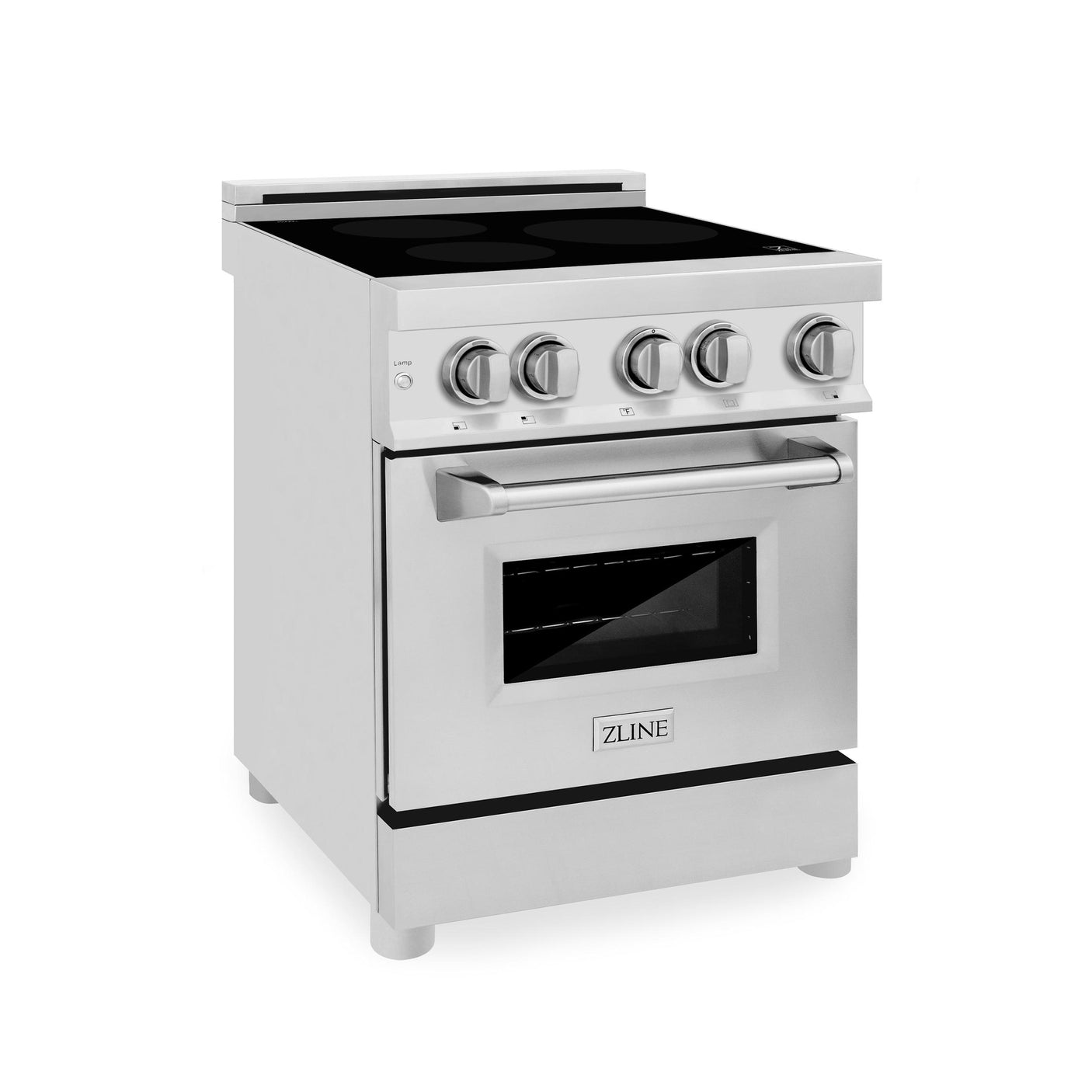 ZLINE 24" 2.8 cu. ft. Induction Range with a 4 Element Stove and Electric Oven in Stainless Steel (RAIND-24) [Color: Stainless Steel]