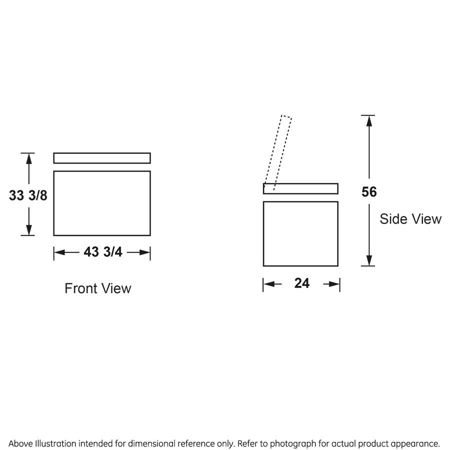 GE® 10.7 Cu. Ft. Manual Defrost Chest Freezer