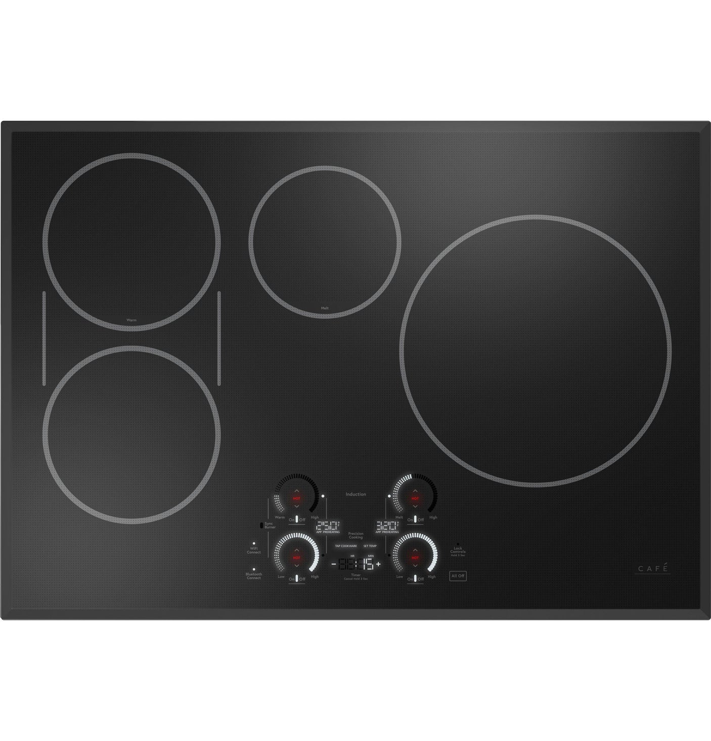 Café™ Series ENERGY STAR® 30" Built-In Touch Control Induction Cooktop