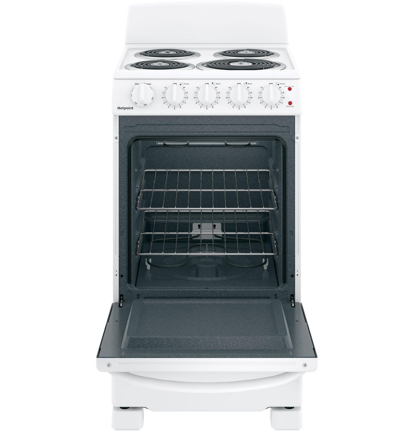 Hotpoint® ENERGY STAR® 20" Electric Free-Standing Front-Control Electric Range