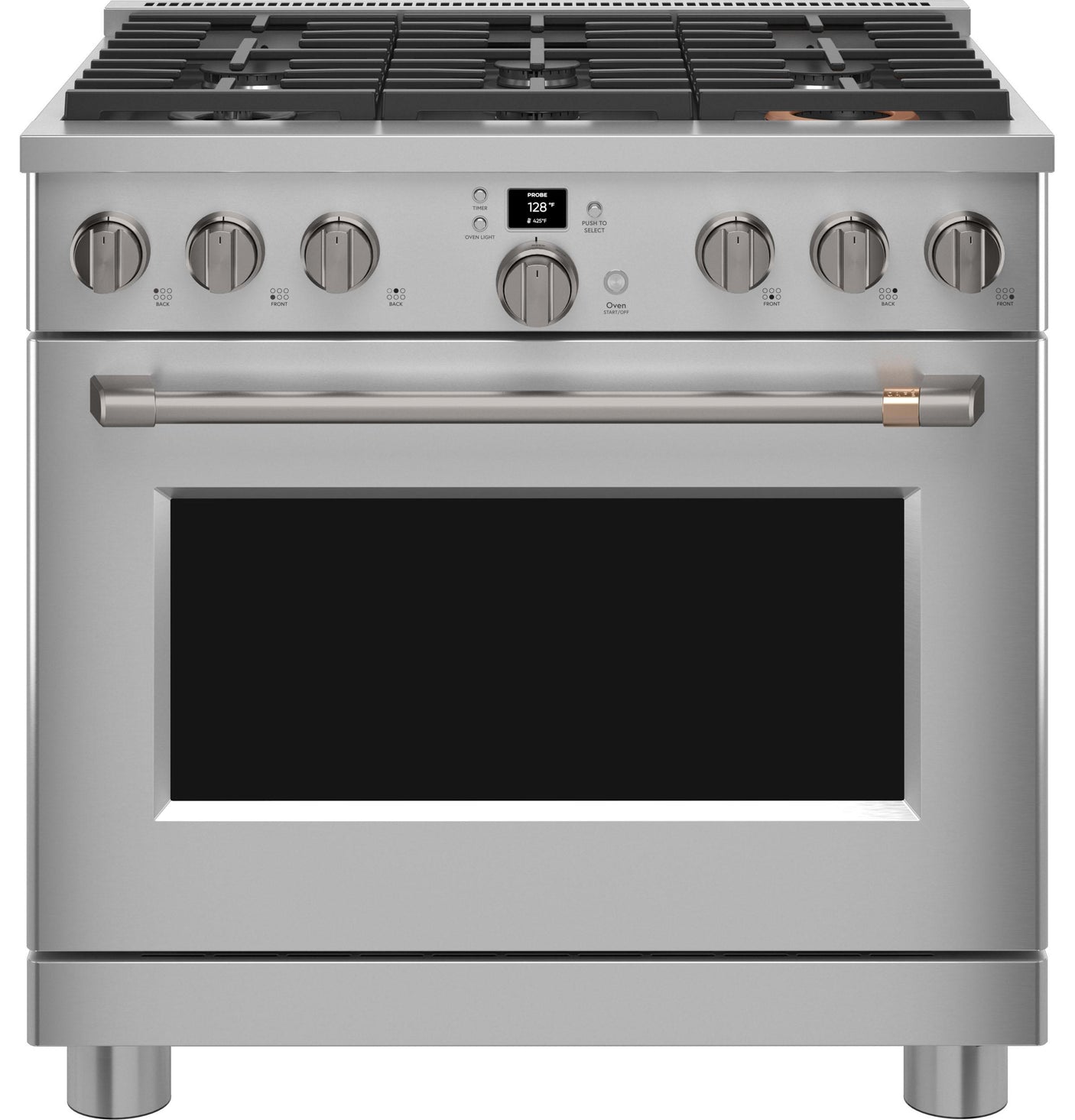 Café™ 36" Smart All-Gas Commercial-Style Range with 6 Burners (Natural Gas)