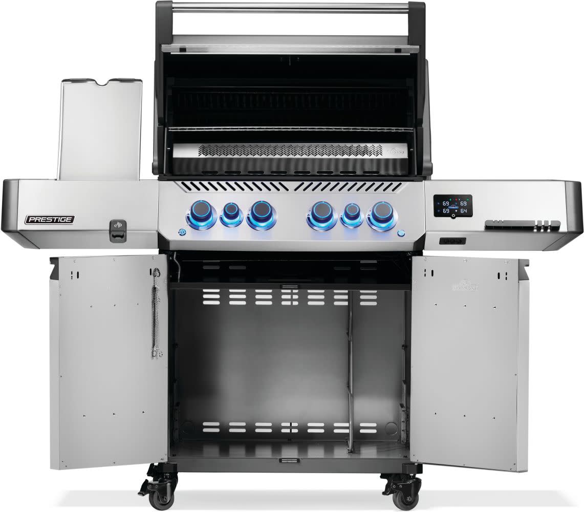 Prestige 500 Connected RSIB with Infrared Side and Rear Burner , Natural Gas, Stainless Steel