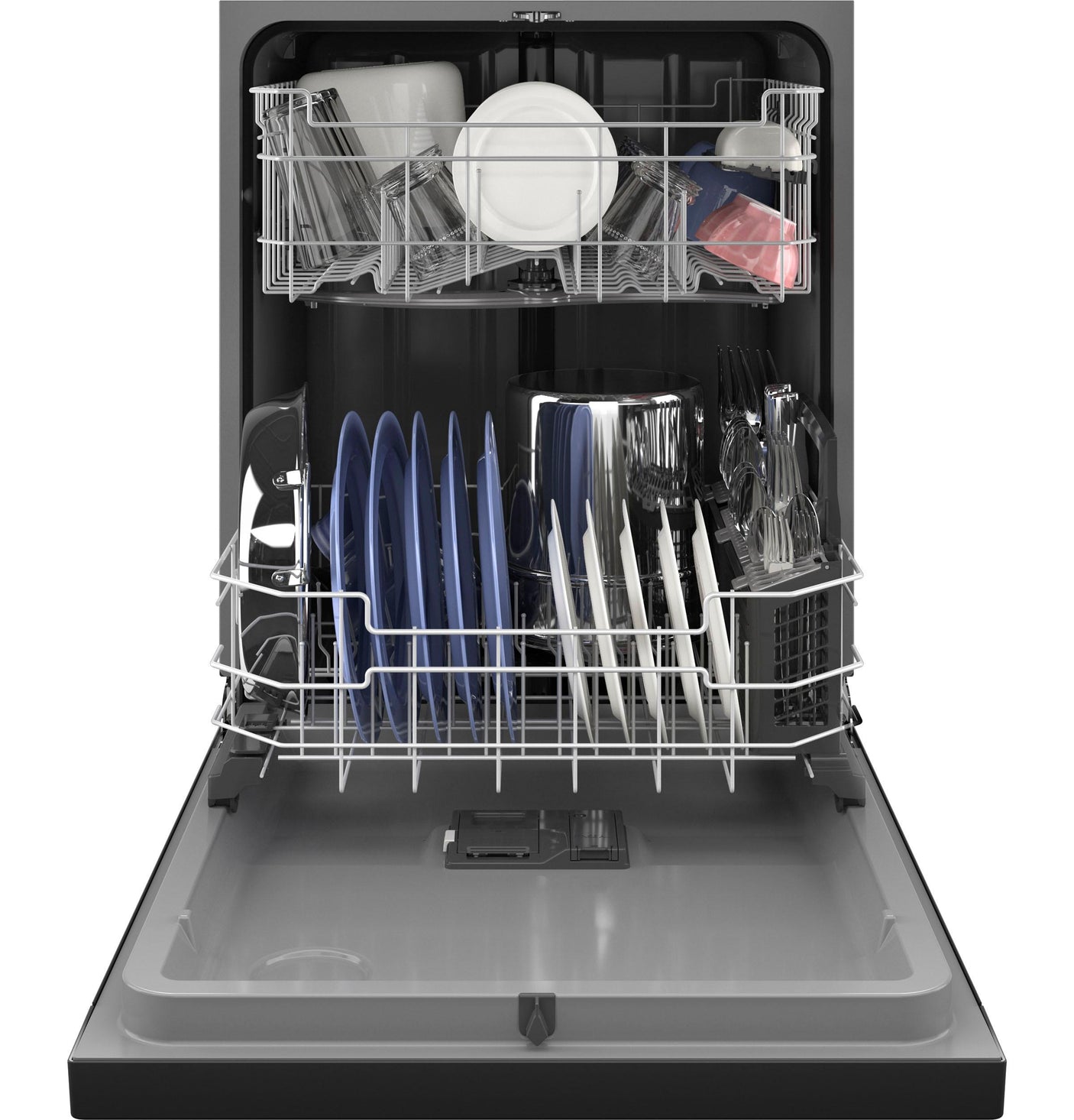 GE® ENERGY STAR® Front Control with Plastic Interior Dishwasher with Sanitize Cycle & Dry Boost