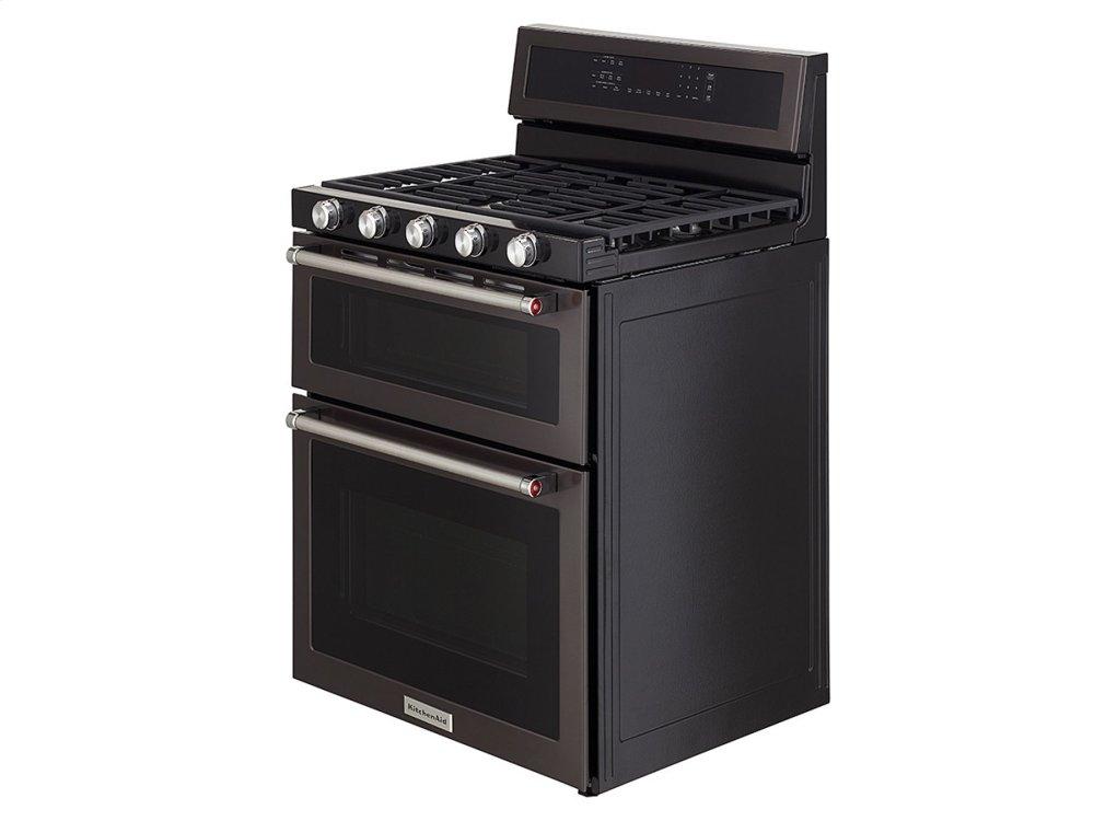 30-Inch 5 Burner Gas Convection Range with Warming Drawer - Stainless Steel