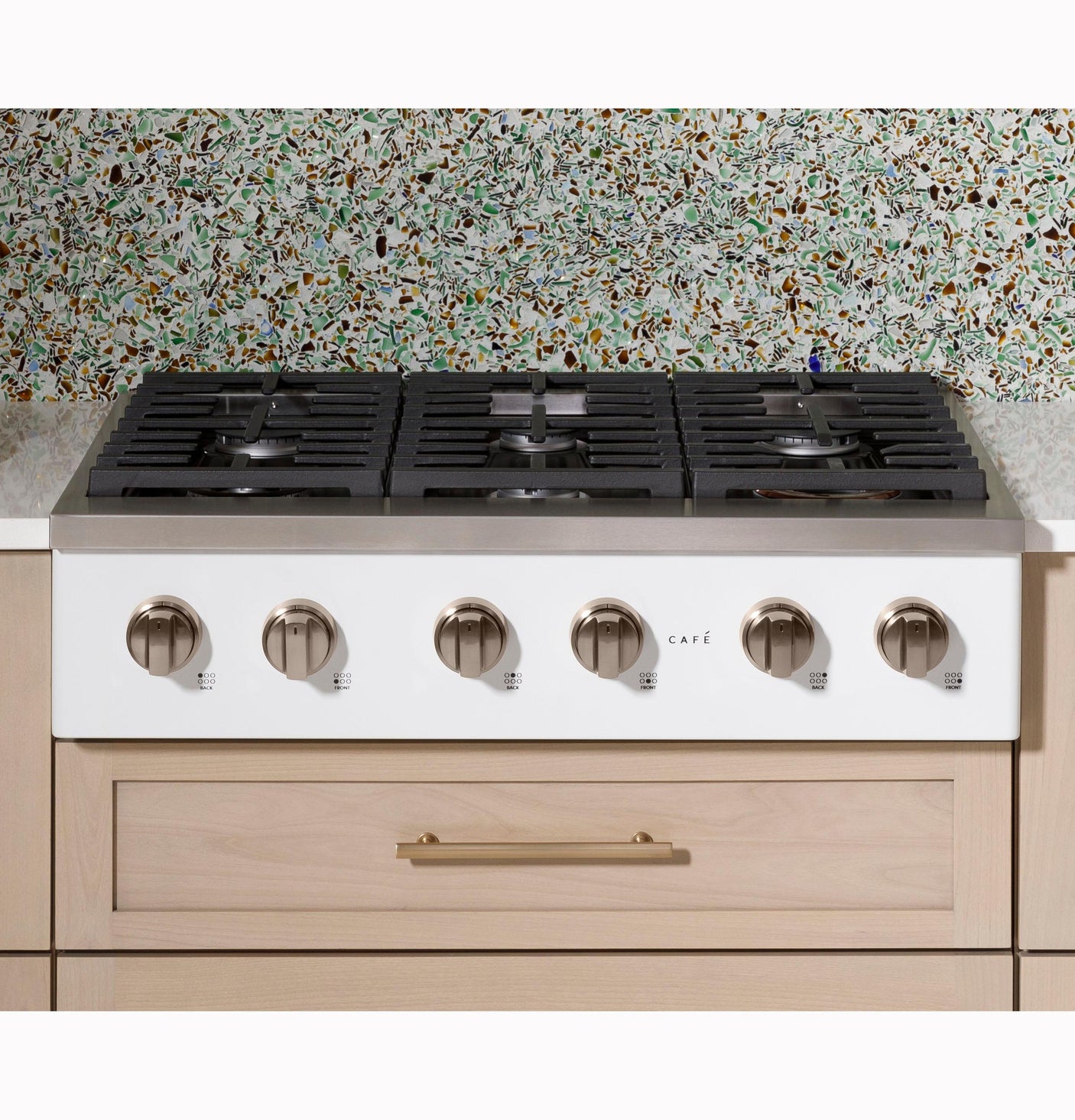 Café™ 36" Commercial-Style Gas Rangetop with 6 Burners (Natural Gas)