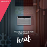 Frigidaire 25,000 BTU Window Air Conditioner with Supplemental Heat and Slide Out Chassis