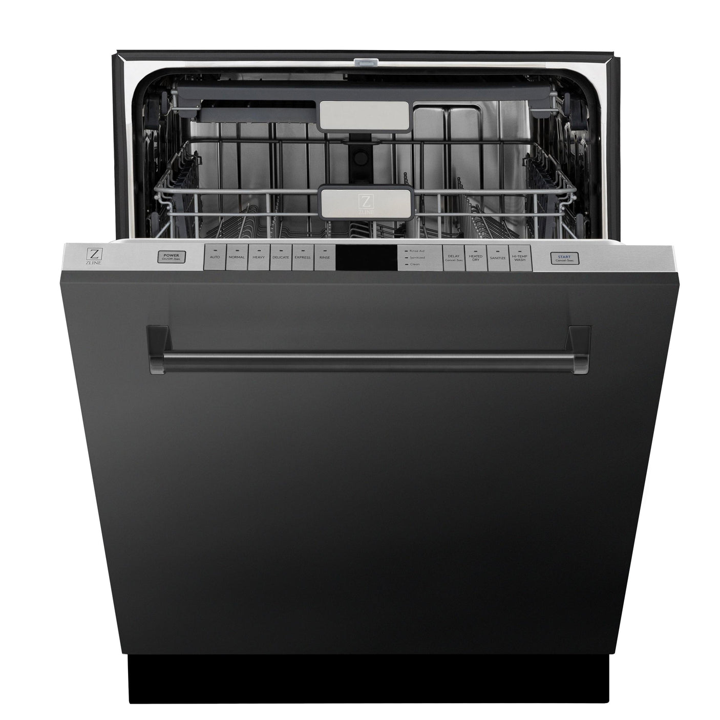 ZLINE 24" Monument Series 3rd Rack Top Touch Control Dishwasher with Stainless Steel Tub, 45dBa (DWMT-24) [Color: Black Stainless Steel]