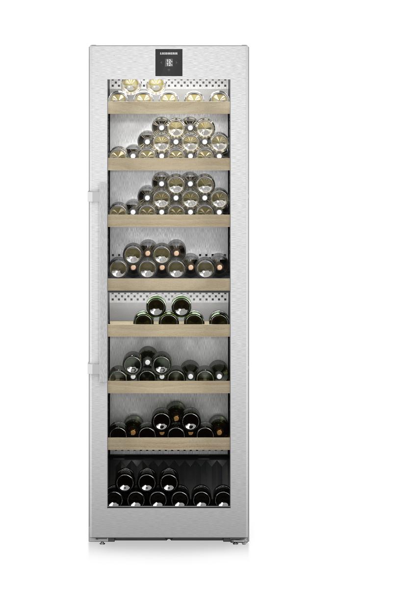 Multi-temperature wine fridge