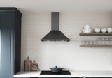 Ombra, Wall, 30", Black SS, 600 CFM