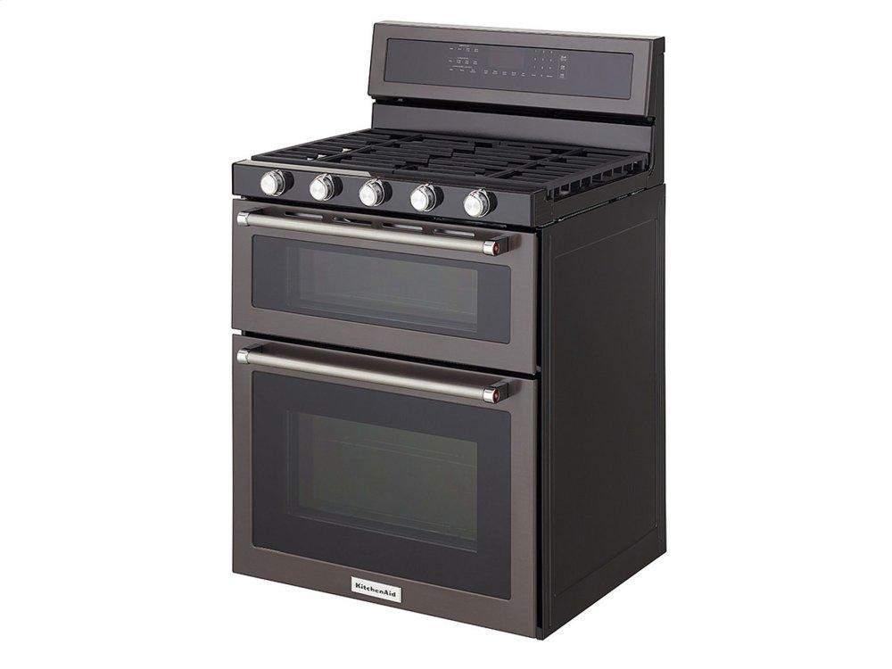 30-Inch 5 Burner Gas Convection Range with Warming Drawer - Stainless Steel