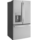 GE Profile™ 27.7 Cu. Ft. Fingerprint Resistant French-Door Refrigerator with Door In Door and Hands-Free AutoFill