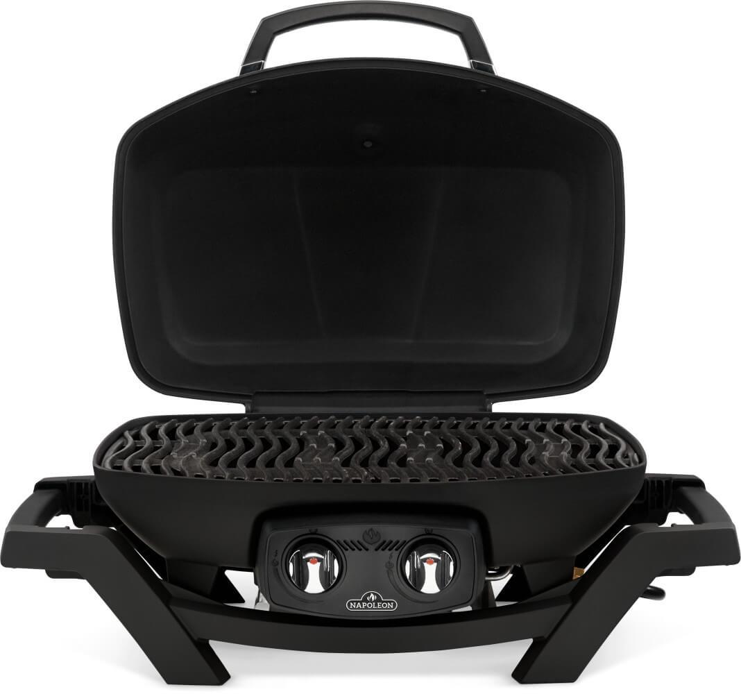 TravelQ PRO285 Portable Gas Grill , Propane, Black