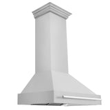 ZLINE 36 in. Stainless Steel Range Hood with Stainless Steel Handle (8654STX-36) [Color: White Matte]