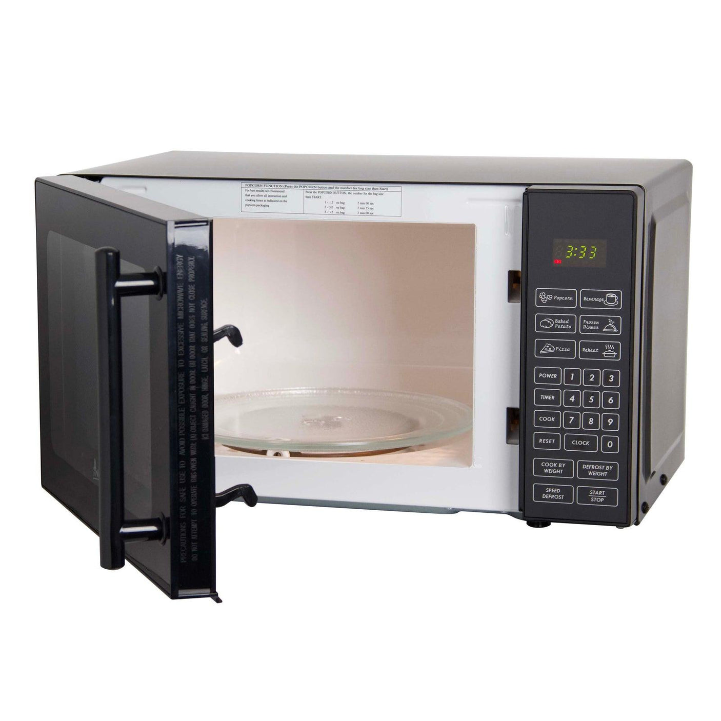 Avanti Countertop Microwave Oven, 0.8 cu. ft. Capacity - Black / 0.8 cu. ft.