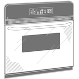 GE® 24" Electric Single Standard Clean Wall Oven