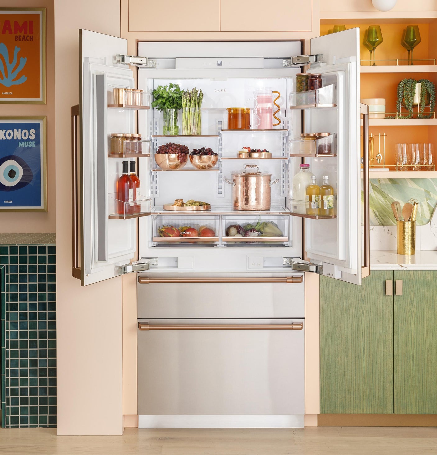 Café™ 36" Integrated Bottom-Freezer Refrigerator