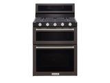 30-Inch 5 Burner Gas Convection Range with Warming Drawer - Stainless Steel