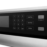 ZLINE 30 in. Autograph Edition Professional True Convection Single Wall Oven with Air Fry and Self Clean in Stainless Steel with Matte Black Handle (WASZ-30-MB)