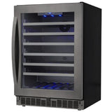 Silhouette Select - 24" Built-in Wine Cellar In Black Stainless Steel