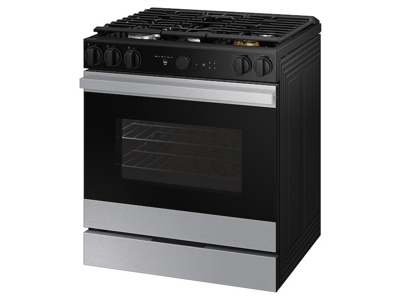 Bespoke 6.0 cu. ft. Smart Slide-In Gas Range with Air Sous Vide & Air Fry in Stainless Steel