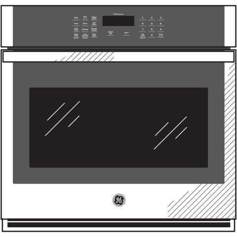 GE® 30" Smart Built-In Self-Clean Single Wall Oven with Never-Scrub Racks