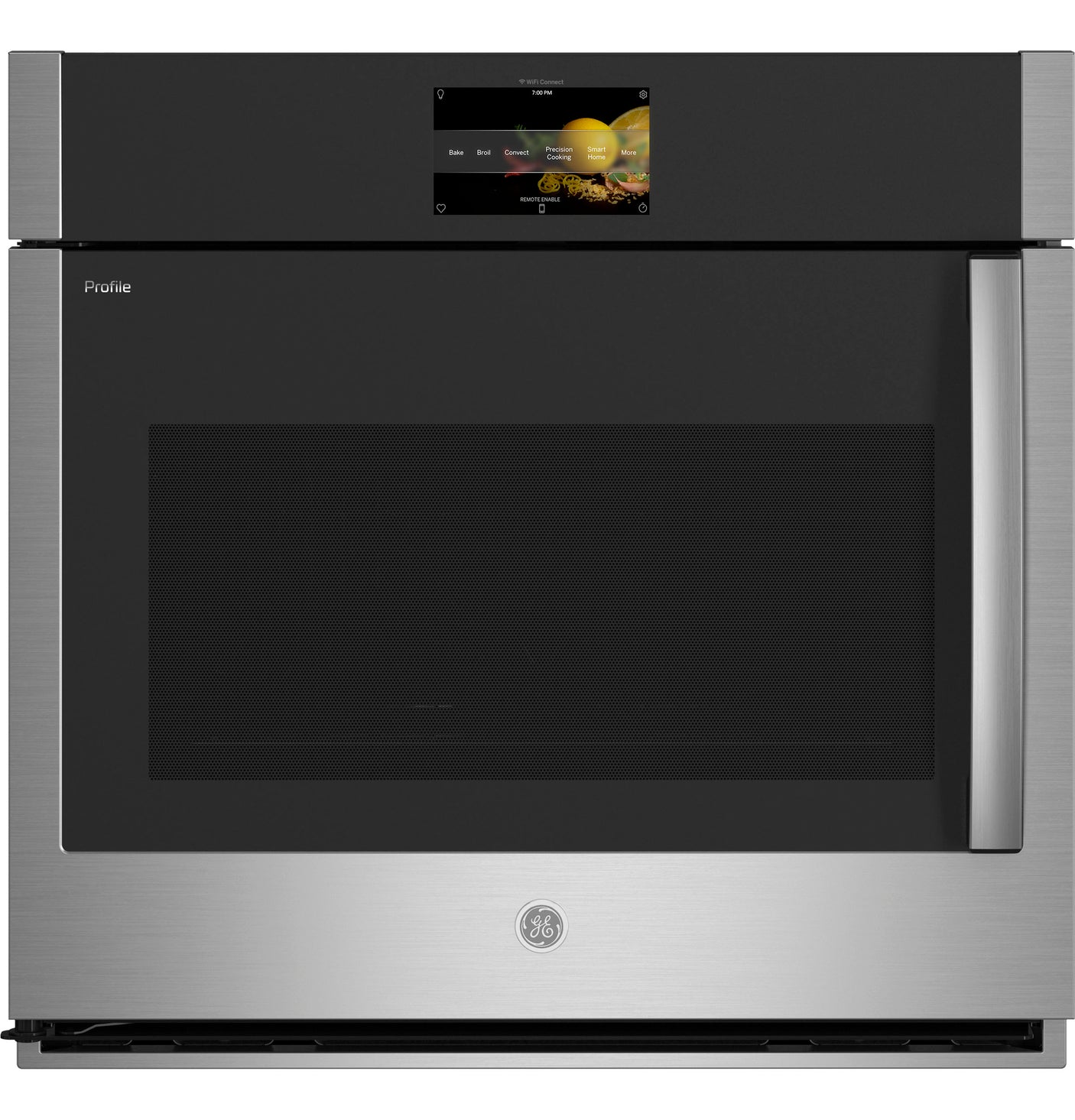 GE Profile™ 30" Smart Built-In Convection Single Wall Oven with Left-Hand Side-Swing Doors