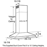 30" Wall-Mounted Vent Hood