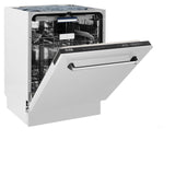 ZLINE 24" Tallac Series 3rd Rack Dishwasher with Traditional Handle, 51dBa (DWV-24) [Color: 304 Stainless]