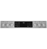 GE Profile™ 30" Smart Slide-In Front-Control Gas Double Oven Convection Fingerprint Resistant Range