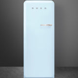 Approx 24" 50'S Style Refrigerator with ice compartment, Pastel blue, Left hand hinge