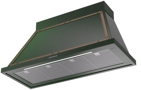 Nostalgie 48 Inch Emerald Green Wall Mount Convertible Range Hood