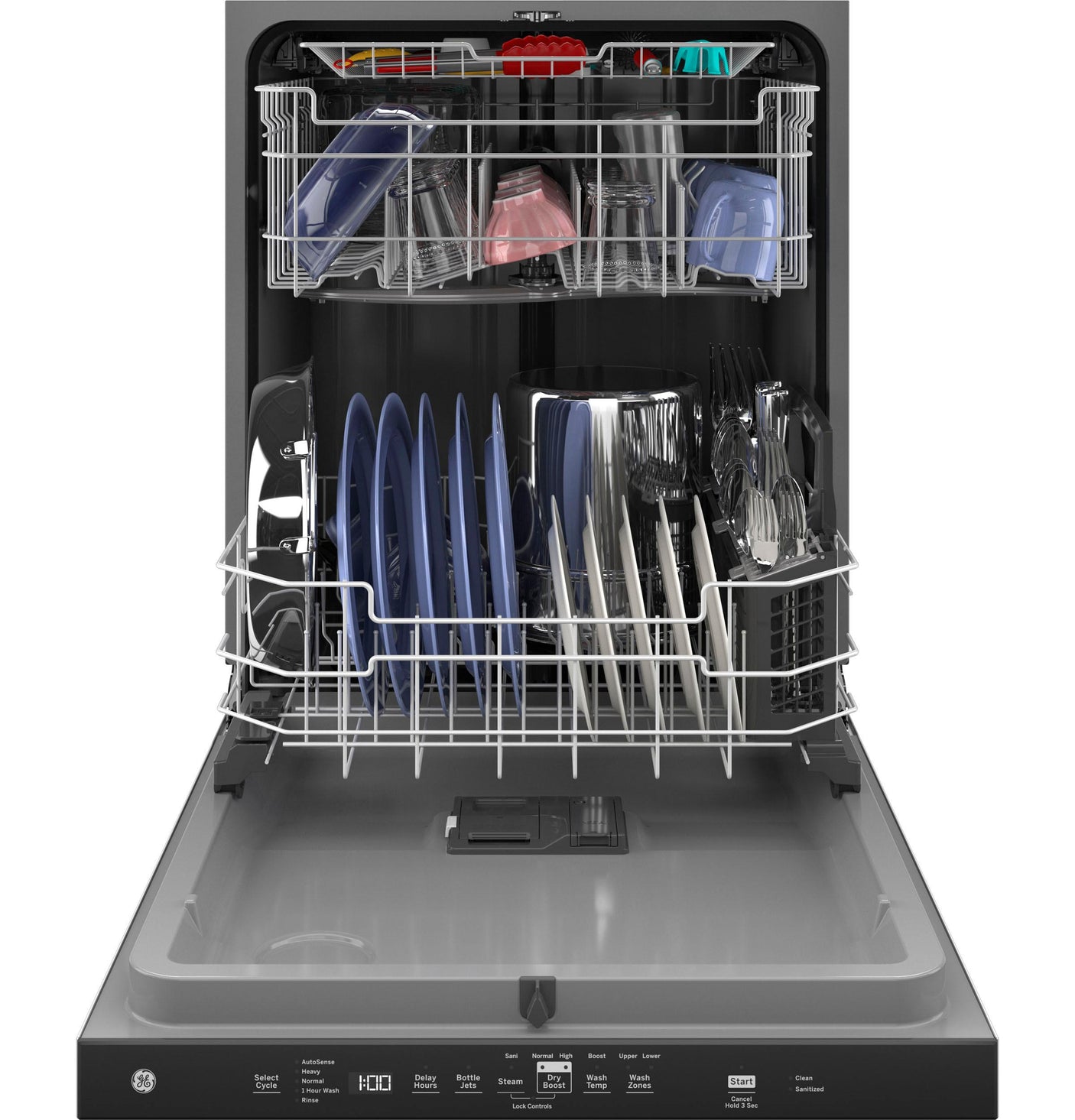 GE® ENERGY STAR® Top Control with Plastic Interior Dishwasher with Sanitize Cycle & Dry Boost