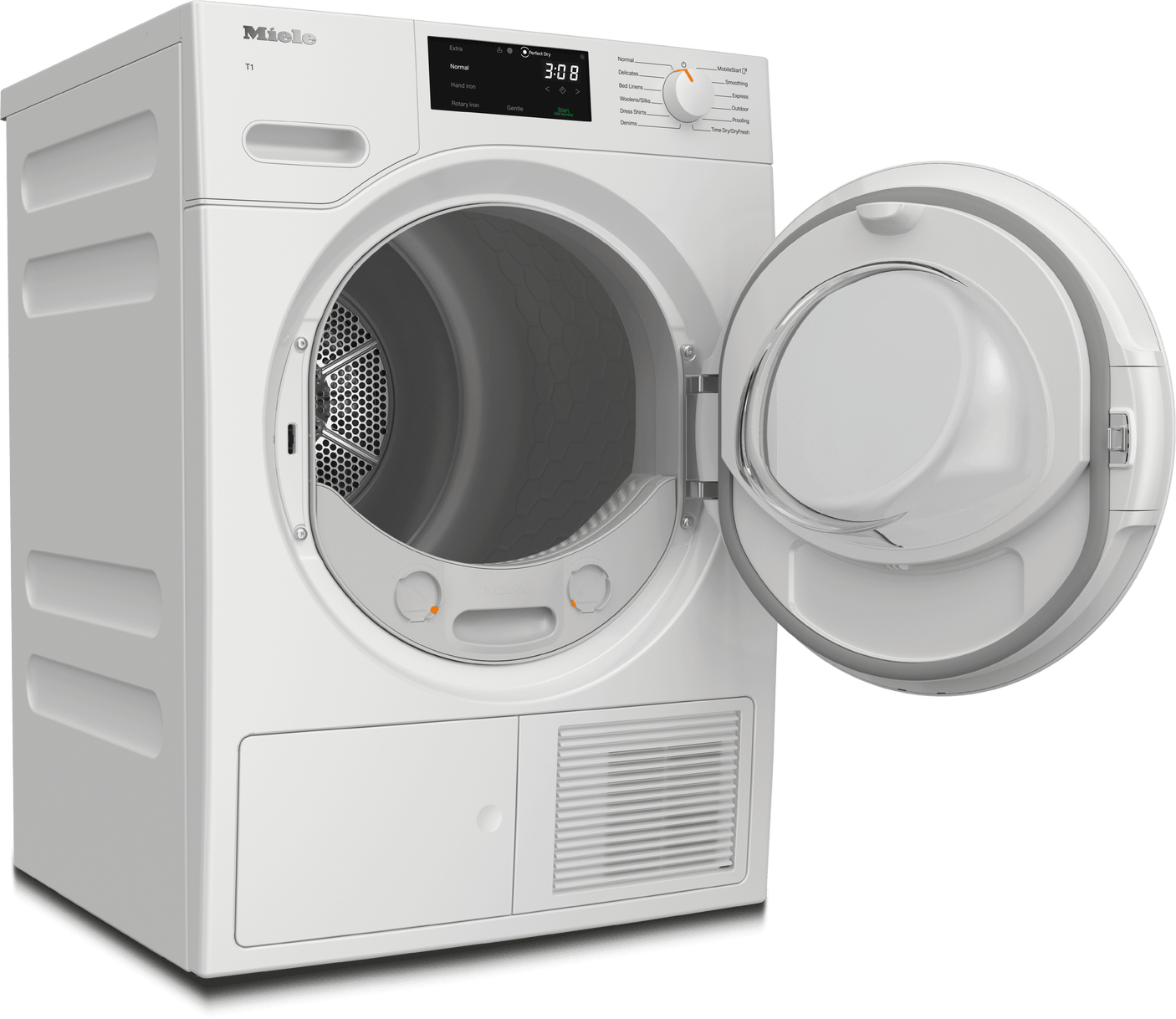 TWD 360 WP 8kg - T1 Heat-Pump Dryer: With Miele@home and FragranceDos for laundry that smells great.