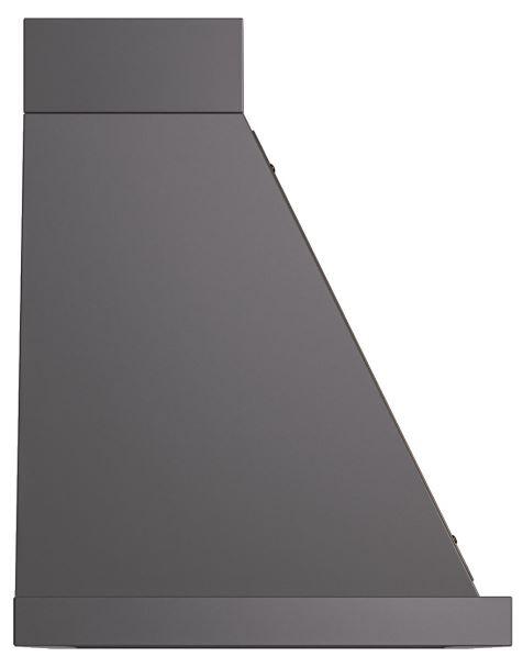 Nostalgie 36 Inch Matte Graphite Wall Mount Convertible Range Hood