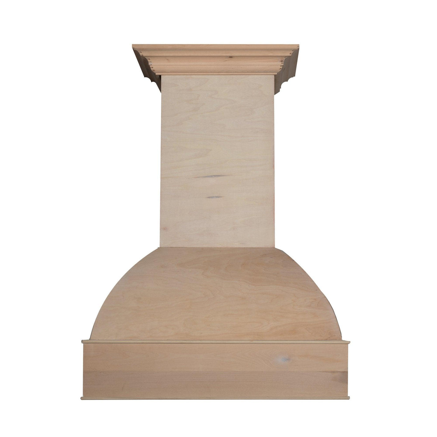 ZLINE Unfinished Wooden Wall Mount Range Hood - Includes Remote Blower 400/700CFM Options(369UF-RD/RS)