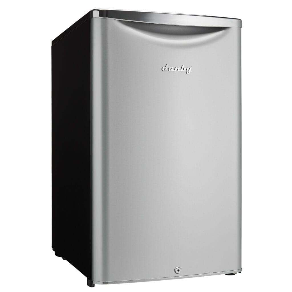 Danby 4.4 cu. ft. Retro Compact Fridge in Iridium Silver ()