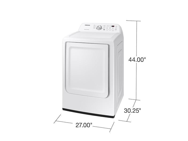 7.2 cu. ft. Electric Dryer with Sensor Dry in White