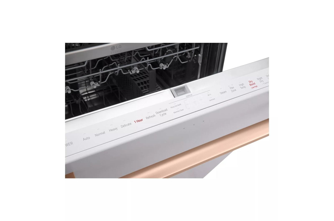 LG STUDIO Smart Top Control Dishwasher with 1-Hour Wash & Dry, QuadWash® Pro, TrueSteam® and Dynamic Heat Dry™