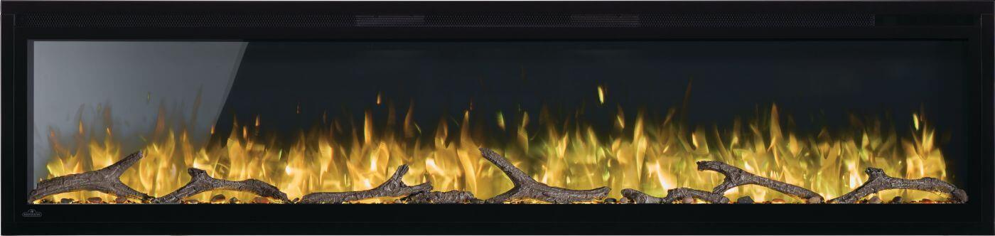 Entice 72 Wall-Hanging Electric Fireplace