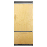 Marvel Professional Built-In 36" Bottom Freezer Refrigerator - Panel-Ready Solid Overlay Door - Right Hinge*