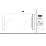 GE® 1.6 Cu. Ft. Over-the-Range Microwave Oven