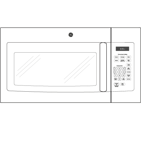 GE® 1.6 Cu. Ft. Over-the-Range Microwave Oven