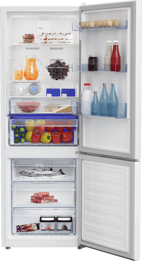 24" Freezer Bottom White Refrigerator