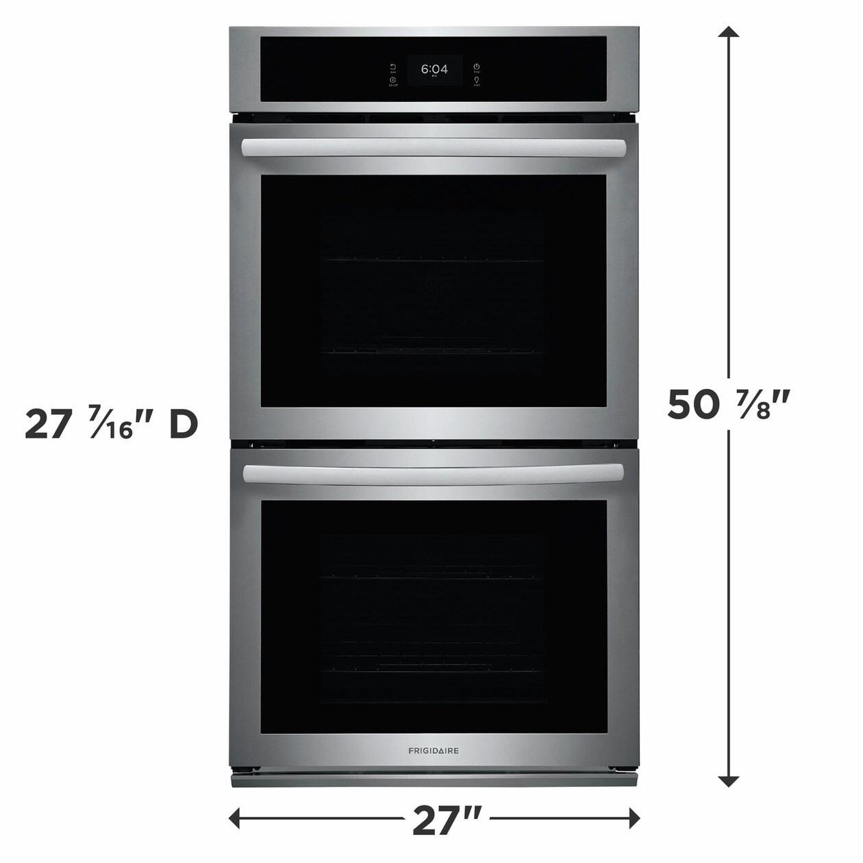 Frigidaire 27" Double Electric Wall Oven with Fan Convection