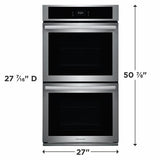 Frigidaire 27" Double Electric Wall Oven with Fan Convection