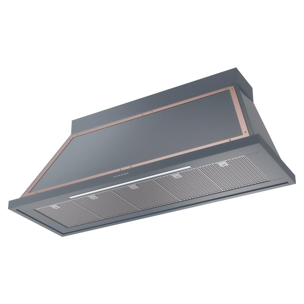 ILVE UANB60BGP Nostalgie Noblesse 60 inch Range Hood (Blue Grey, Copper)